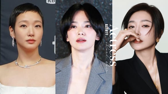 2025女星「短髮範本」推薦！宋慧喬、秦嵐極短髮又美又帥，減齡效果十足，入門款選它！