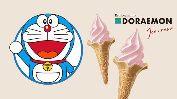 哆啦A夢聯名！全家2月霜淇淋新口味「紅豆牛奶霜淇淋」，哆啦A夢最愛銅鑼燒口味來啦！