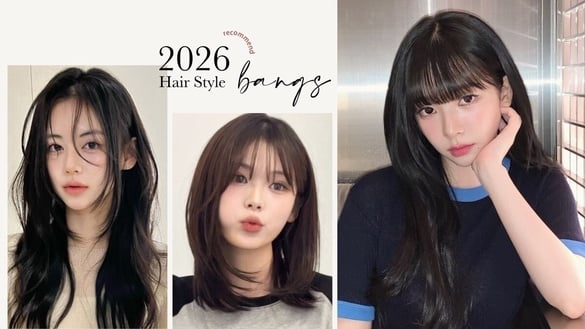 2026「瀏海種類圖鑑」公開：15大人氣瀏海類型+適合臉型搭配一次看！