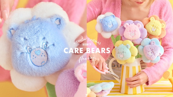 Care Bears粉絲必收！威秀影城「Care Bears 彩虹熊花束」，馬卡龍色超萌「這天」開賣