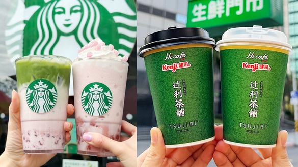 抹茶控開吃！抹茶季甜點：星巴克草莓抹茶那堤、全家獨賣抹茶冰棒，拉亞爆餡抹茶貝果