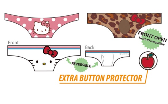 內褲型的裝飾品與 HELLO KITTY 推出新商品嚕！