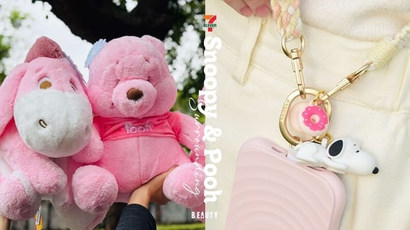 7-11「櫻花粉維尼家族」新登場！維尼、跳跳虎、小豬、屹耳必收，再推史努比甜點3C周邊