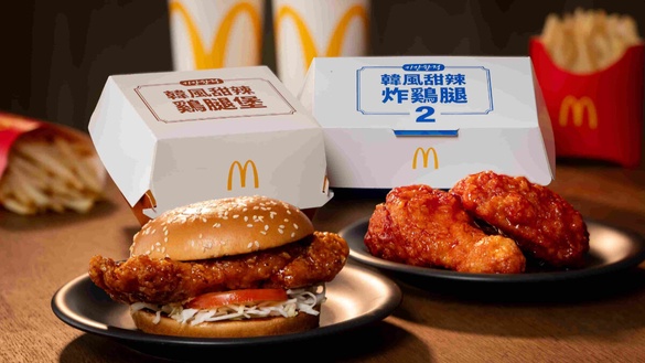 麥當勞新品「韓風甜辣炸雞腿、韓風甜辣雞腿堡」4/23開賣！麥脆雞腿降價再送可樂免費喝