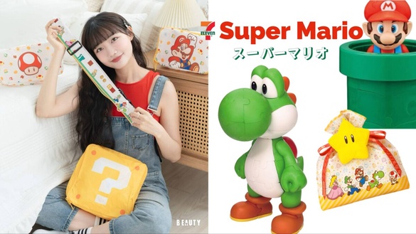7-11 超級瑪利歐集點！15 款周邊萌翻登場：超級蘑菇兩用頸枕、馬力歐水管拼圖超欠收