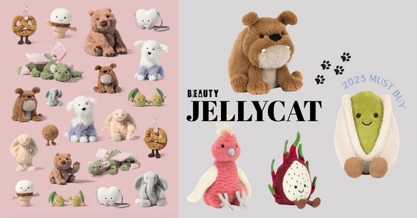 2025 Jellycat 10大人氣新角色推薦！Threads上爆火開心果、火龍果等11款必收角色