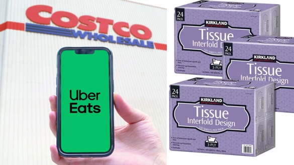 好市多外送6/26登場！好市多攜手Uber Eats：必買衛生紙、大包裝零食外送到家
