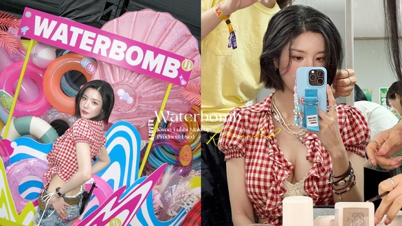 權恩妃「Waterbomb」水炸彈彩妝品公開：網狂敲碗「定妝噴霧」是這瓶！