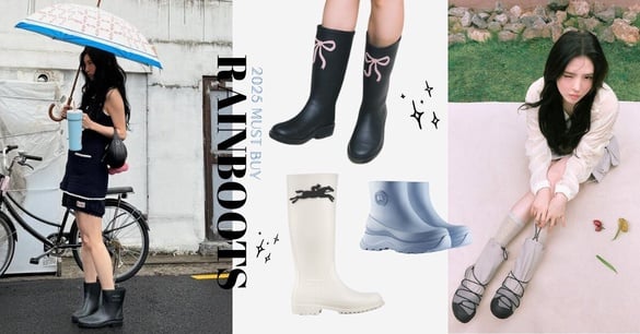 【2026雨靴推薦】15款精品/平價防水雨鞋盤點！秀智CELINE、韓韶禧FILA同款一次看