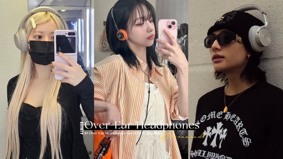 10款愛豆愛用「頭戴式耳機」推薦：Karina Koss時髦復古，金泰亨SONY同款必收！