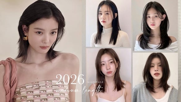 2026「中長髮造型範本」15款！捲髮、直髮、綁髮+整理技巧一次看