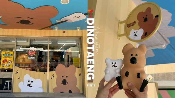 7-11「DINOTAENG主題店」全台首間在這！QUOKKA&amp;BOBO經典場景打卡牆、限定周邊可愛爆擊