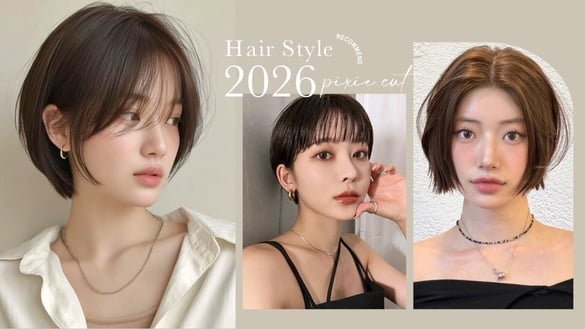 2026耳上短髮推薦：女孩必剪15款日韓系極短髮範本！臉型、厚度、瀏海選擇