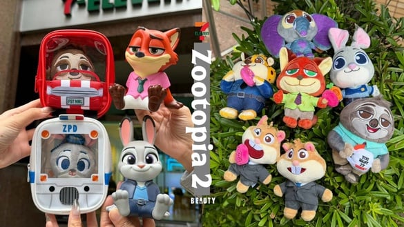7-11「動物方城市2」集點！動物方城市Q版絨毛公仔盲盒、場景娃包、掛繩小包等30款看這