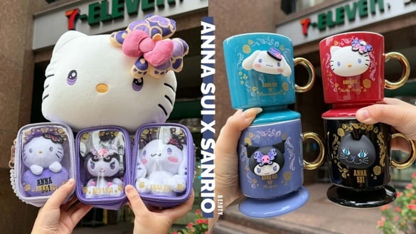 7-11「ANNA SUIＸ三麗鷗」集點！KITTY三用翻轉絨毛枕、珍珠包+玩偶盲盒等25款一次看