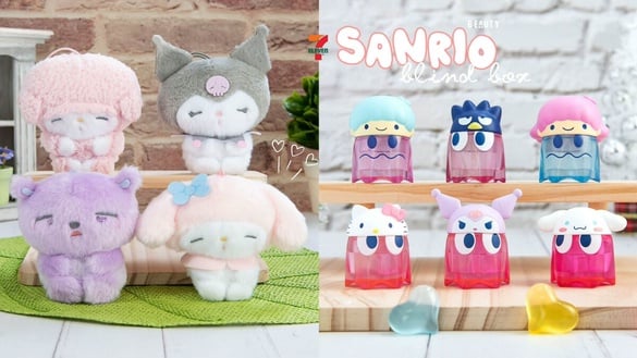 7-11「三麗鷗盲盒」可愛登場！小精靈x三麗鷗透光公仔、坐姿絨毛吊飾、冰棒遊戲機必收