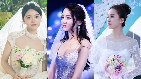 趙今麥《驕陽似我》婚紗不夠仙！陸劇10個最美婚紗！熱巴美翻，第十位真正「仙女下凡」