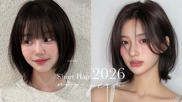 不燙好整理、自然捲也適合！10款2026不用燙短髮推薦＋適合臉型一次看