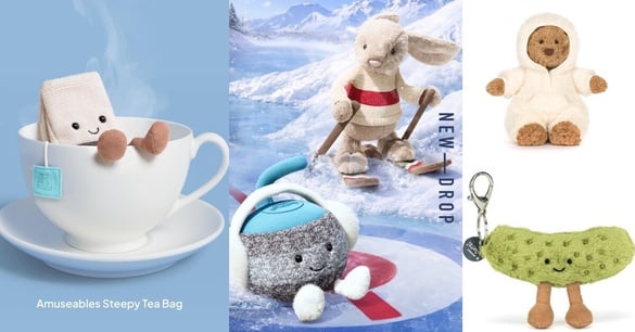 2026 Jellycat 春季新品一次看！米蘭冬奧會限定款、趣味酸黃瓜吊飾太可愛！