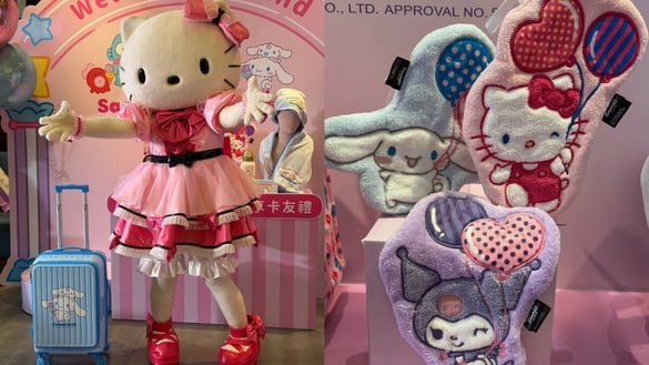 統一時代百貨、DREAM PLAZA「三麗鷗周邊」Hello Kitty、酷洛米都有，大耳狗行李箱必收