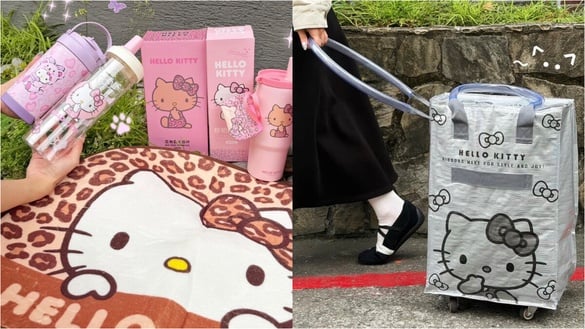 Kitty在全家！全家刷就購「Hello Kitty周邊」4/6開賣，Kitty環保杯、Kitty豹紋墊必收