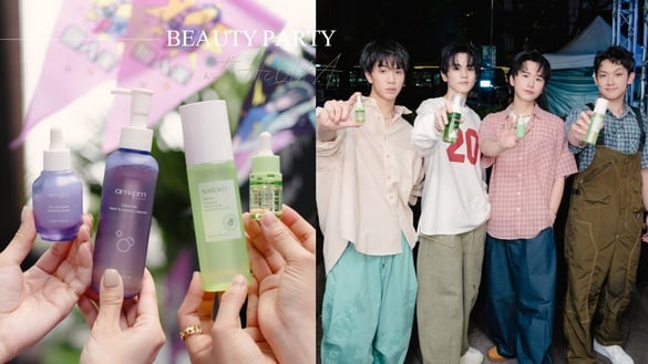 AcQUA源少年化身抗痘大使！BEAUTY音樂祭直擊夏日神品搶購現場，養成無瑕理想肌必收