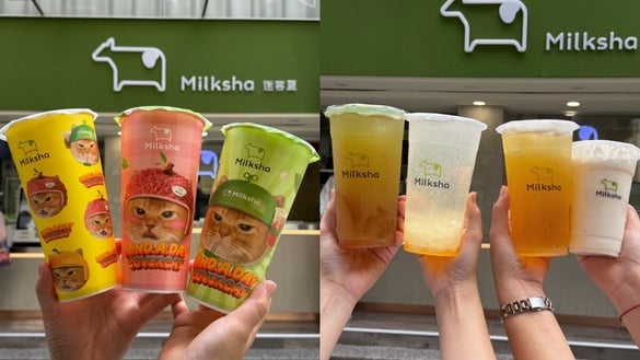 貓奴必收！迷客夏聯名MIND.A.DAY推夏日荔枝手搖新品5/6開賣，再推新配料荔枝椰果