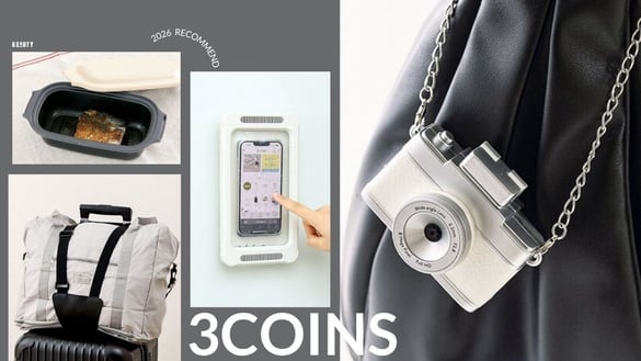2026日本3COINS必買推薦！Threads網友「最值得買」清單：日幣分類包、2合一眼鏡盒必收