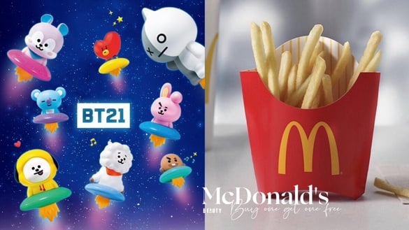2026麥當勞9月優惠｜滿額送中暑、麥克雞塊、飲品，全新勁脆鷄腿堡、BT21公仔登場