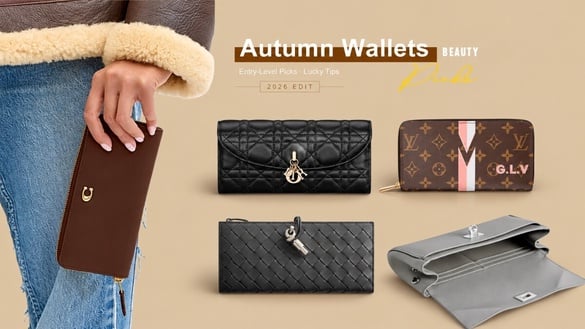 2026精品長夾推薦15款｜LV、Dior、GUCCI 入門必買！換錢包吉日、開運禁忌整理