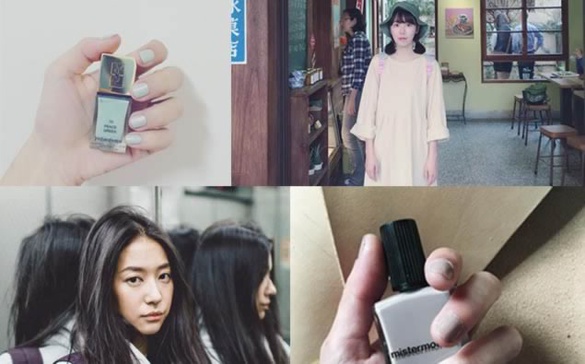 好搭又顯白的「灰綠色調指彩」，潮人集氣大推款好想一次收集！
