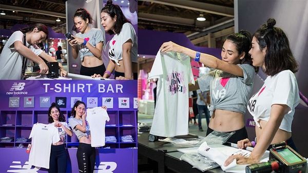 new balance運動女孩打卡點in華山，限時3天免費入場!限量客製化T-shirt、商品8折優惠!