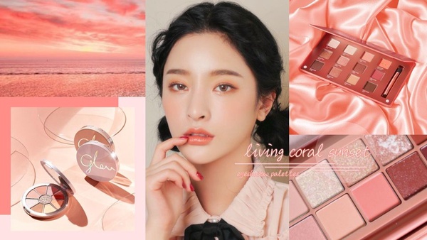 眼影盤「夕陽珊瑚橘」配色推薦～韓妞瘋搶的Missha＃coral loves me不能不收！