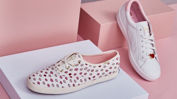 「Keds Ｘ Kate Spade」聯名婚嫁鞋款超夢幻！緞帶玫瑰金、象牙白穿上腳立馬仙氣破表！