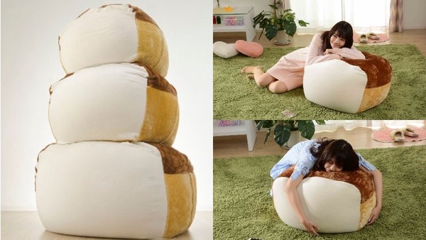 日本雜貨品牌推出「早餐系列」家居用品,吐司坐墊、荷包蛋毯子,讓人想窩在家一整天!