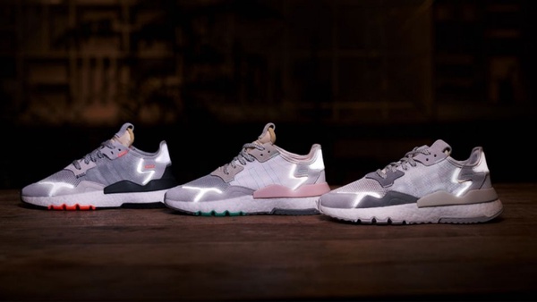 adidas推出「Nite Jogger夜光鞋款」！「霧粉、果綠」夢幻糖果色，堪稱最美夜跑鞋。