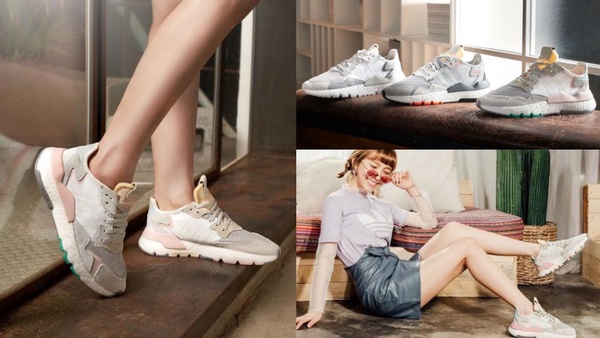 adidas推出「Nite Jogger夜光鞋款」！「霧粉、果綠」夢幻糖果色，堪稱最美夜跑鞋。