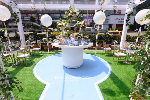 Wedgwood首座快閃「茶屋花園」，雙人英式下午茶居然只要500元，也太佛心！