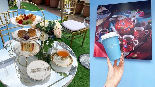 Wedgwood首座快閃「茶屋花園」，雙人英式下午茶居然只要500元，也太佛心！