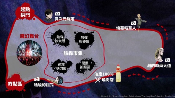 《伊藤潤二嚇夜祭》夜跑盛大登場！超獵奇關卡、陰森市集、角色變裝賽，還有絕讚贈品等你來試膽！