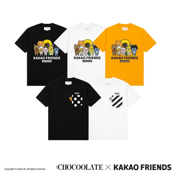 :CHOCOOLATE x Kakao Friends聯名服飾T!萊恩大頭T恤、Apeach手提包可愛登場!