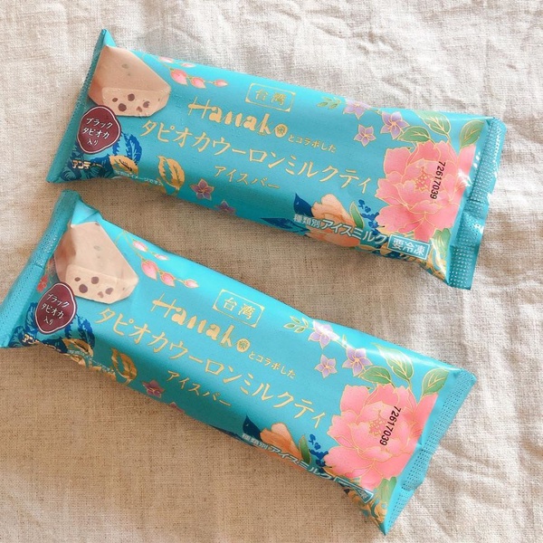 讓日本人瘋狂的Hanako台灣風味「鐵觀音珍奶雪糕」！濃郁的鐵觀音奶茶加入QQ珍珠，讓人吃了好上癮～