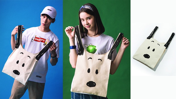 SNOOPY大頭變身可愛老帽、帆布包，STAYREAL X SNOOPY翻轉運動時尚風!