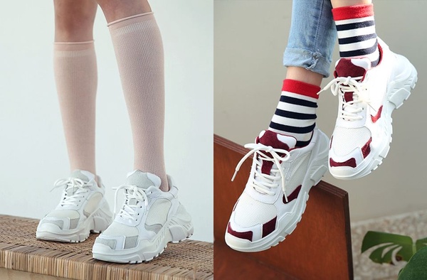 不只FILA、NIKE！2019韓國新款老爹鞋，23.65、超美櫻花粉更是賣到斷貨！