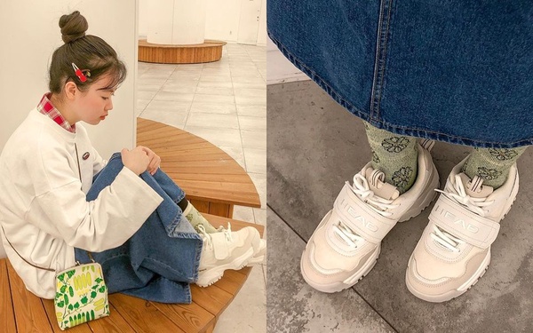 不只FILA、NIKE！2019韓國新款老爹鞋，23.65、超美櫻花粉更是賣到斷貨！