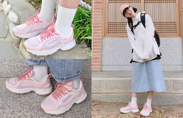 不只FILA、NIKE！2019韓國新款老爹鞋，23.65、超美櫻花粉更是賣到斷貨！