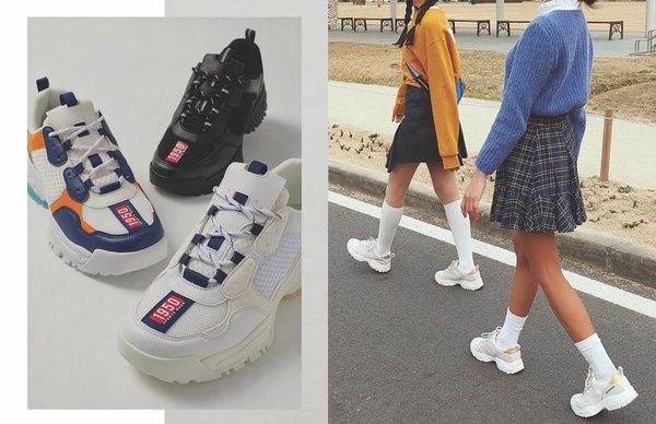 不只FILA、NIKE！2019韓國新款老爹鞋，23.65、超美櫻花粉更是賣到斷貨！