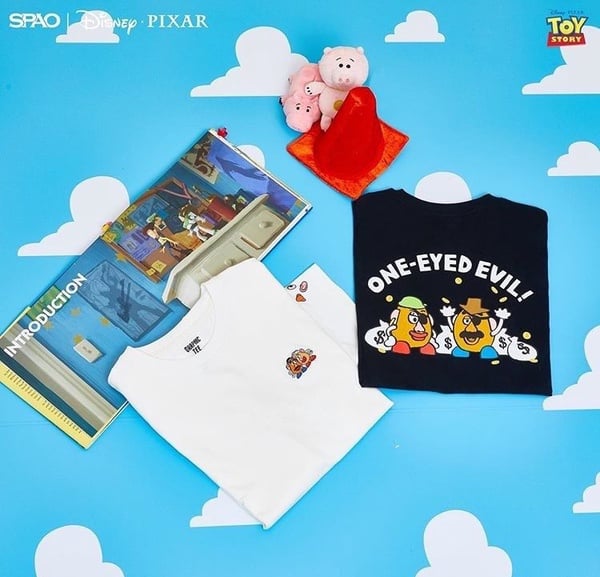 韓國SPAO「玩具總動員」高CP聯名再一波！胡迪、巴斯、三眼怪等高質感刺繡圖案通通有！