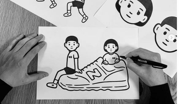 New balance X Noritake 二次聯名！超可愛插畫風格，拖鞋、票卡夾、風衣外套全都想收藏！