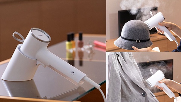 日本「TWINBIRD掛燙機」推出絕美新色:櫻花粉、粉藍、丁香紫，絕美外型CP值超高！網評：「比吹風機更輕巧！」